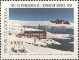 ARGENTINA - AÑO 1981 - 20º Aniversario Del Tratado Antártico. Base Esperanza. *MNH* - Ongebruikt