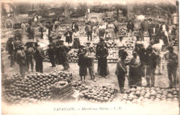 CPA 84 (Vaucluse) Cavaillon - Marché Aux Melons 1916 Très Belle Animation - Markets