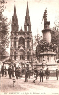 CPA 13 (Bouches-du-Rhône) Marseille - Le Monuments Des (Gardes) Mobiles (Guerre De 1870-71) Et L'Eglise Des Réformés TBE - Monuments Aux Morts