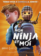 Affiche De Cinéma Pliée " MON NINJA ET MOI " Format 120X160Cm -  - Affiches & Posters