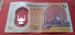 Egypt - 2022 - Polymer Note Of The 10 Pounds- ( Sign 24 - Amer ) - Prefix D20 , C - Egypte