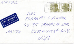 70155 - Bund - 1982 - 2@80Pfg B&S A LpBf BADEN-BADEN - ... -> Elmhurst, NY (USA) - Briefe U. Dokumente
