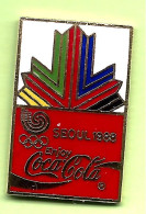 Pin's Coca-Cola JO Jeux Olympiques Seoul 1988 - 6GG10 - Coca-Cola