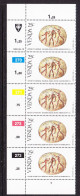 Venda 1982  - 25c History Of Writing Plate Strip 5 MNH - Venda