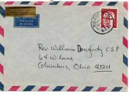 70204 - Bund - 1972 - 90Pfg Heinemann EF A LpBf SULZBACH -> Columbus, OH (USA) - Lettres & Documents