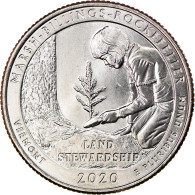 Monnaie, États-Unis, Quarter, 2020, Philadelphie, Marsh-Billings-Rockefeller - 2010-...: National Parks