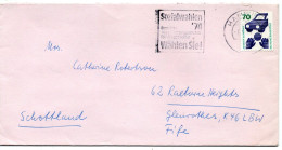 70207 - Bund - 1974 - 70Pfg Unfall EF A Bf HAMBURG - ... -> Grossbritannien - Storia Postale