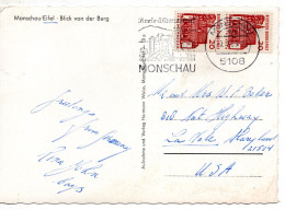 70217 - Bund - 1966 - 2@20Pfg Kl.Bauten A AnsKte MONSCHAU - ... -> La Vale, MD (USA) - Covers & Documents