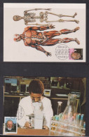 Transkei 1985 Heroes Of Medicine Maxi Cards - Set 4 - Transkei