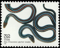 USA 1996 MiNr. 2779 Endangered Species Reptiles San Francisco Garter Snake 1v MNH** 0.80 € - Serpents