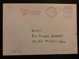 LETTRE EMA RC 231153 à 0,50 Du 2 3 03 20 VENTISERI HAUTE CORSE BASE AERIENNE 126 - Militaire Luchtpost