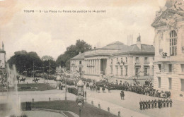 FRANCE - Tours - La Place Du Palais De Justice Le 14 Juillet - Carte Postale Ancienne - Tours