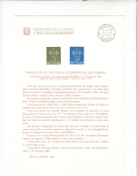 ITALIA  1959 - Folder EUROPA/CEPT - 1959