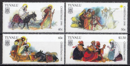 TUVALU 818-821,unused,Christmas 1998 - Tuvalu