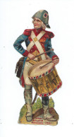 Delcampe - Découpis Grand Format 32, Tambour De La Garde Municipale 1792, Thème Révolution - Sonstige & Ohne Zuordnung