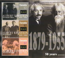 TUVALU 1233-1235,unused,Einstein - Tuvalu