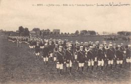 CPA 57 METZ / 14 JUILLET 1919 / DEFILE DE LA LORRAINE SPORTIVE - Autres & Non Classés