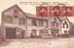 CPA 58 MONTSAUCHE / TERMINUS HOTEL / MARILLER PROPRIETAIRE - Autres & Non Classés