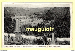 70 HAUTE SAÔNE / FAUCOGNEY / MONUMENT DE 1870 ET VUE GENERALE PRISE DU MONT SAINT-MARTIN / 1948 - Faucogney