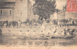 CPA 58 CLAMECY / LES JOUTES SUR L'EAU EN 1904 - Autres & Non Classés