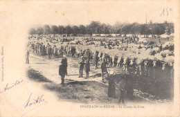 CPA 58 CHATILLON EN BAZOIS / LE CHAMP DE FOIRE - Autres & Non Classés