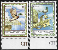 2019 Vatikan Mi. 1962-3 **MNH  Europa: Einheimische Vögel. - 2019