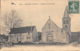 CPA 58 PARIGNY LES VAUX / EGLISE ECOLES - Other & Unclassified