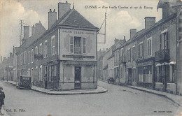 CPA 58 COSNE / RUE EMILE COMBES ET RUE DE DONZY - Andere & Zonder Classificatie