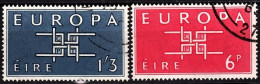 IRELAND 1963 EUROPA. Complete Set, Used - 1963