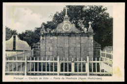 CASTELO DE VIDE-CHAFARIZES E FONTES-Fonte Da Mealhada.(Aguas Medicinaes )(Ed. De Antonio Das Dores Massena)carte Postale - Portalegre