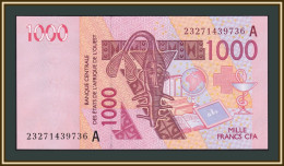 West Africa (A - Ivory Coast, Cote D'Ivoire) 1000 Francs 2023 P-115 A UNC - West African States