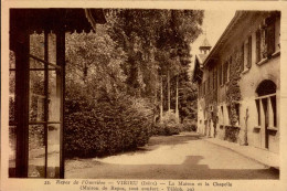 VIRIEU     ( ISERE )     REPOS DE L ' OUVRIERE . LA MAISON ET LA CHAPELLE   ( MAISON DE REPOS , TOUT CONFORT ) - Virieu