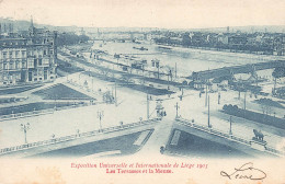 BELGIQUE - Liège - Les Terrasses Et La Meuse  - Animé -   Carte Postale  Ancienne - Liege