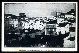 CASTELO DE VIDE - Vista Tirada Do Teatro De Mousinho Da Silveira.( Ed. Da Tipografia A. Beliz) Carte Postale - Portalegre