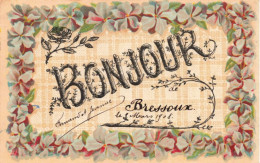 BELGIQUE - Bonjour De Bressoux - Colorisé - Carte Postale Ancienn - Other & Unclassified