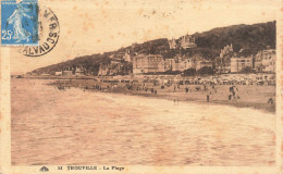FRANCE - Trouville - La Plage - Animé - Carte Postale - Trouville