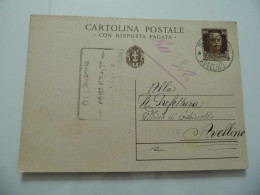 Cartolina Postale Viaggiata Da Roma Per La Regia Prefettura Di Avellino 1940 - Marcophilia