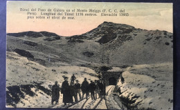 PERÙ......” Ferro Carril Central Del Peru’ ”  .......…..Tunel Del Paso De Galera En El Monte Meiggs ….. - Perú