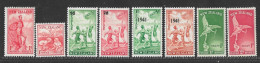 NEW ZEALAND UNMOUNTED MINT COLLECTION OF HEALTH SETS 1937,1938,1939,1941,1947 Cat £19.85 - Nuevos