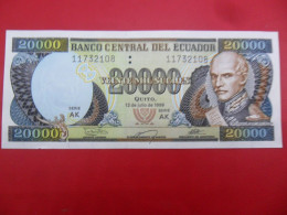 4606 - Ecuador 20,000 Sucres 1999 - Equateur