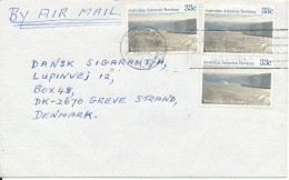 Australian Antarctic Territory Cover Sent To Denmark 31-7-1986 - Briefe U. Dokumente