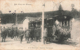 FRANCE - Les Cols Des Vosges - A La Schlucht - Tramway électrique - Carte Postale Ancienne - Gerardmer