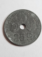 Belgique 25 Centimes 1942 SUP - 25 Cents