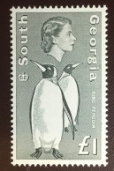 South Georgia 1963 Definitive £1 King Penguins Birds MNH - Sonstige & Ohne Zuordnung