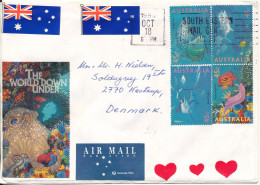 Australia Cover Sent Air Mail To Denmark 18-10-1995 Topic Stamps - Covers & Documents