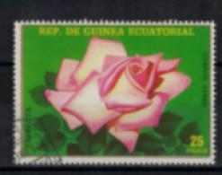 Guinée Equatoriale - Poste Aérienne - "Protection De La Nature - Fleurs" - Oblitéré N° 34 De 1974 - Guinée Equatoriale