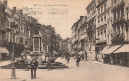 BELGIQUE - Liège - La Statue De La Vierge - Animé - Carte Postale Ancienne - Lüttich