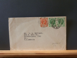 90/550W LETTRE  POUR USA   1955 - Rodesia & Nyasaland (1954-1963)