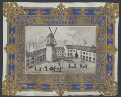 Gent, Fabrique De Papiers De Toefaert &Cie, Rue De La Pêcherie N° 48, Vis-à-vis Le Bassin, 21 X 17 Cm (1 Stuk) - Otros & Sin Clasificación