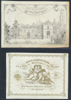 Gent, Société Royal D'histoire Naturelle 1867, Eerbied En Onderdanigheid Aan De Leden Der Maatschappij De Ware Vrienden  - Sonstige & Ohne Zuordnung